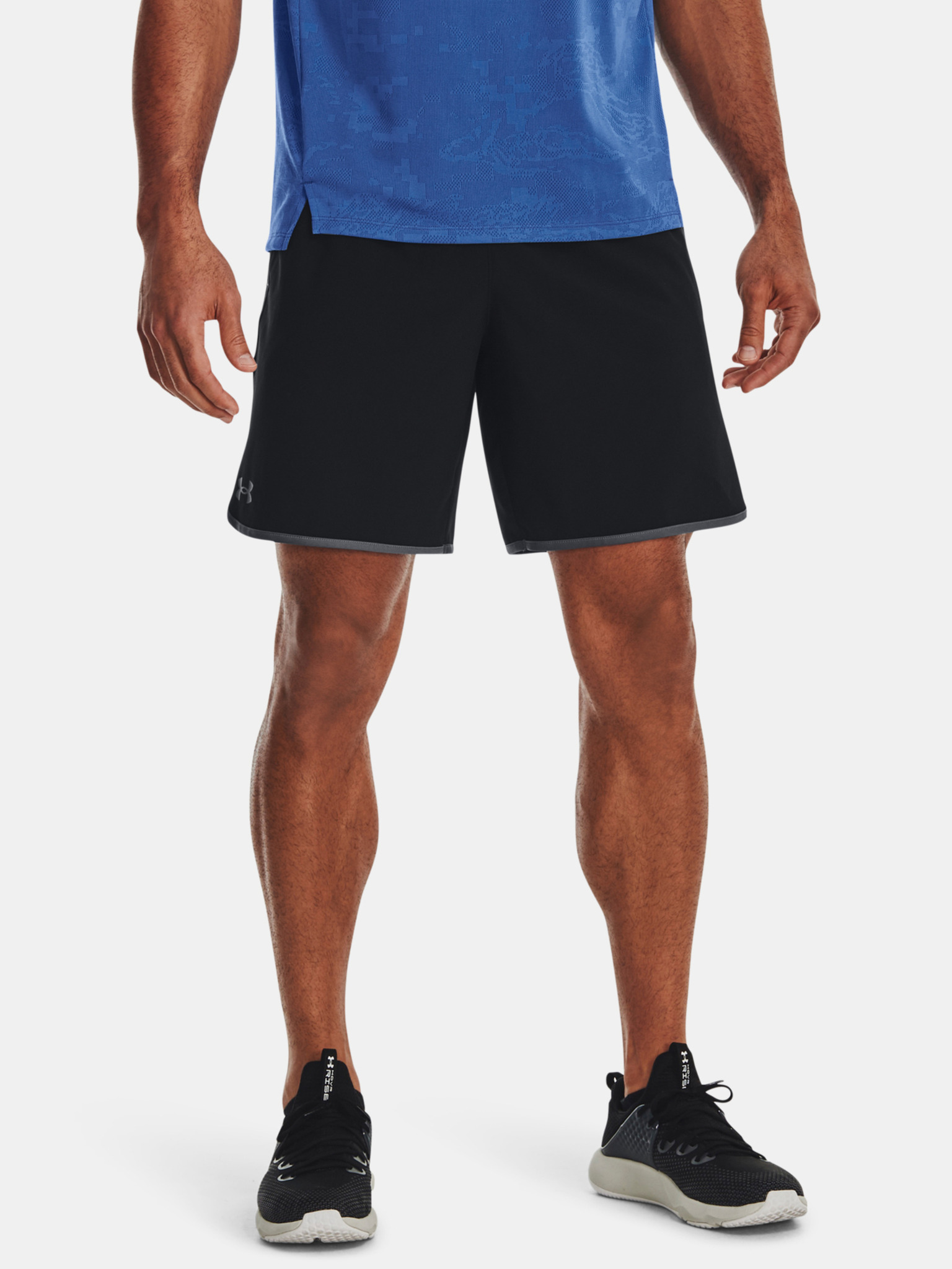 UA HIIT Woven 8in Shorts-BLK Kraťasy Under Armour