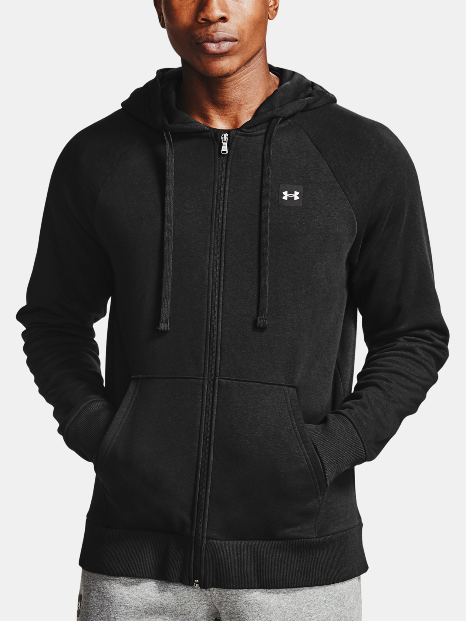 Sweatshirt com capuz Under Armour UA Essential Fleece Hoodie-GRY 