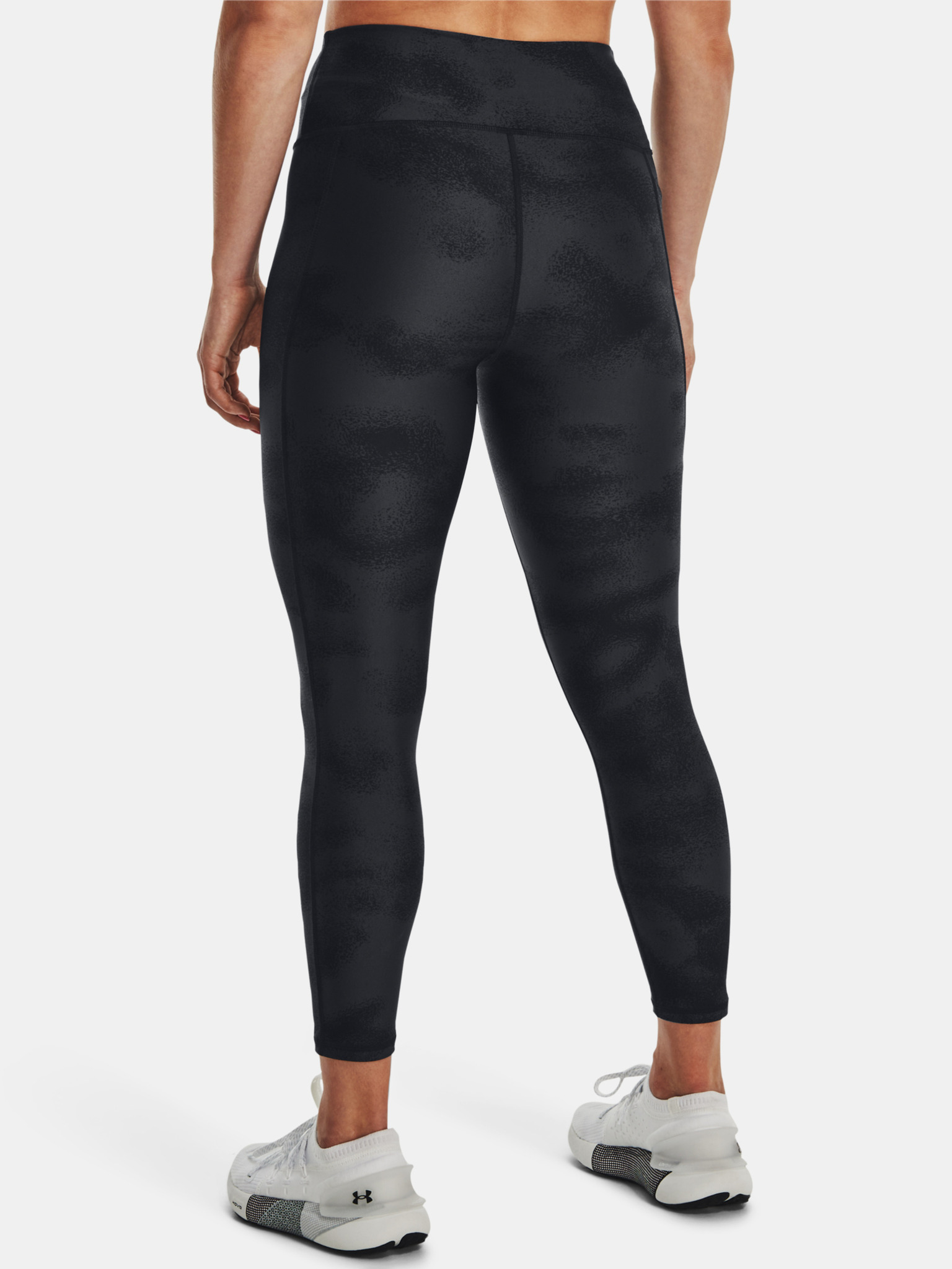 Under Armour HeatGear Novelty Ankle Womens Active Pants Size XL, Color:  Black/Black