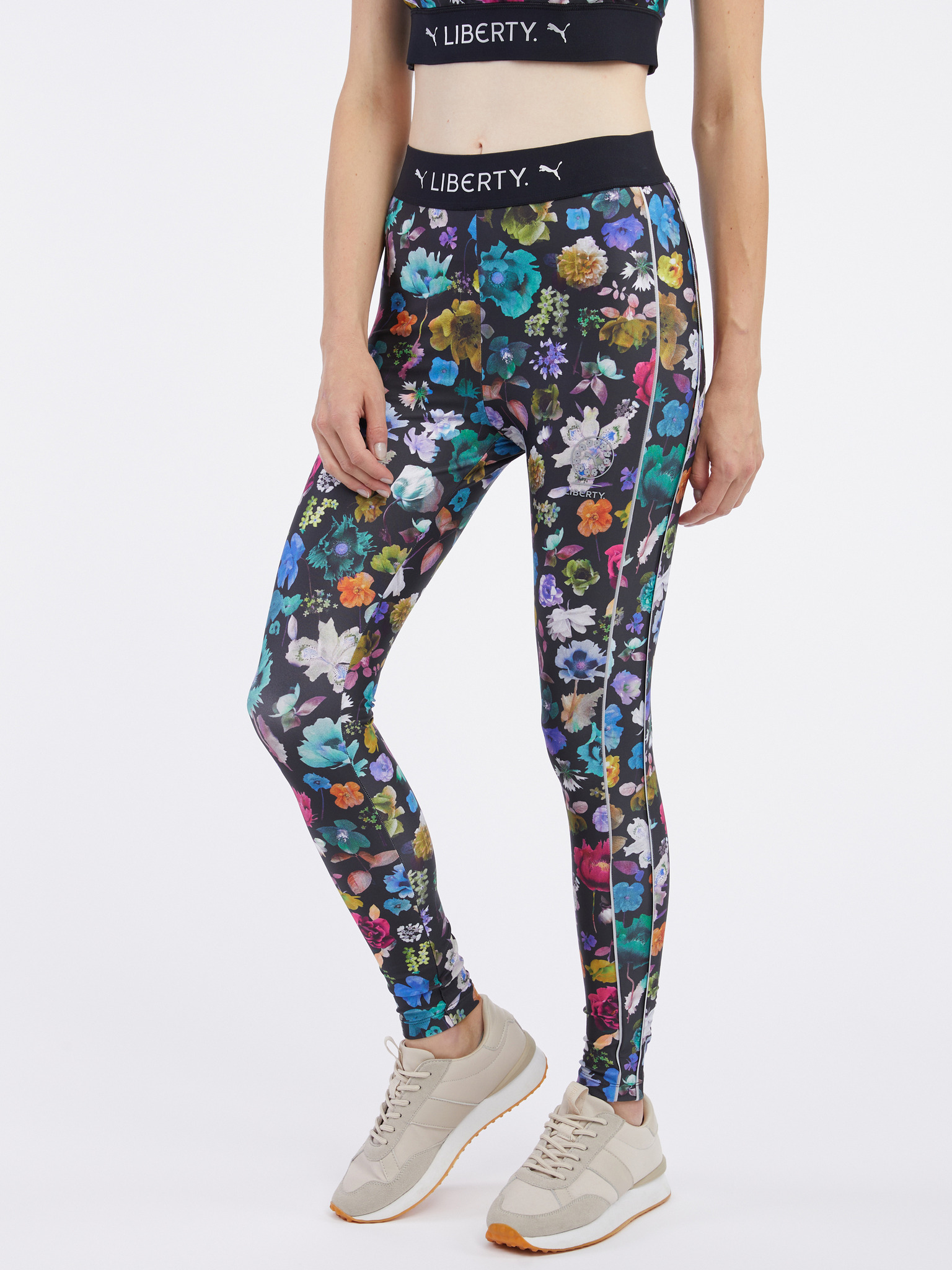 Floral Print High Waist Basic Solid Leggings – Rainy Day Deliveries