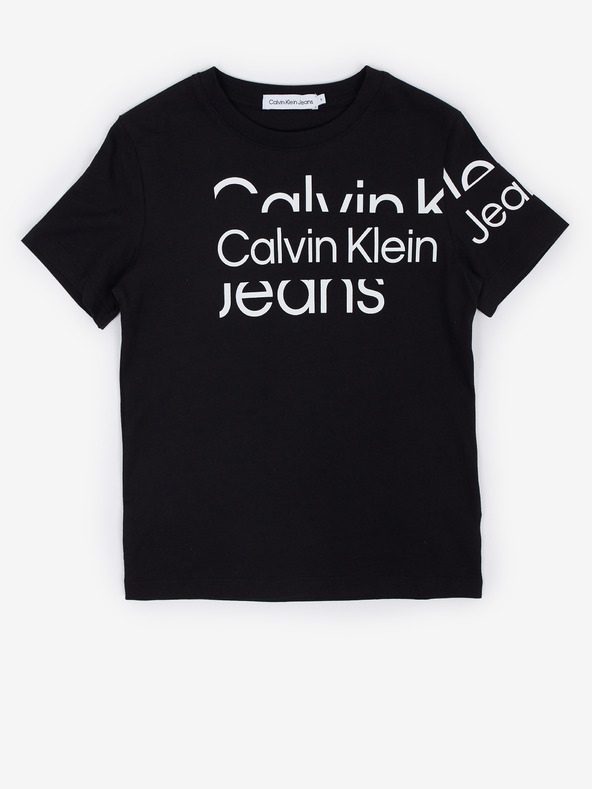 Levně Calvin Klein Jeans Blown-Up Triko dětské Černá