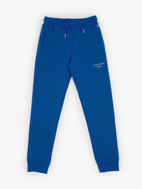 Levně Calvin Klein Jeans Tepláky dětské Modrá