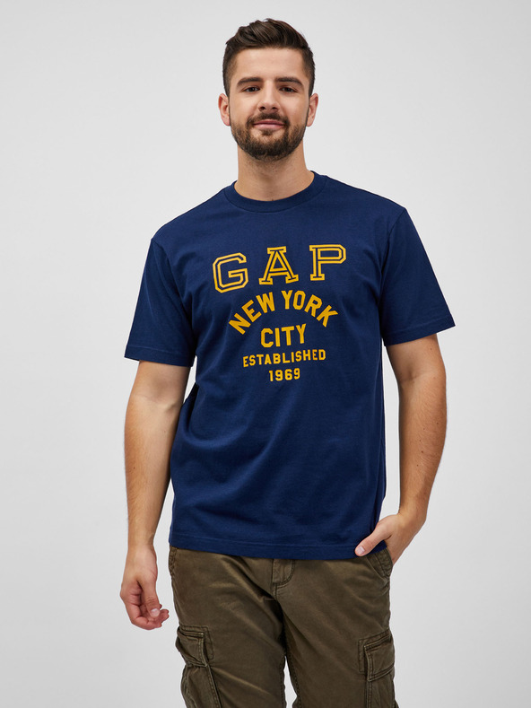 GAP New York City Koszulka Niebieski