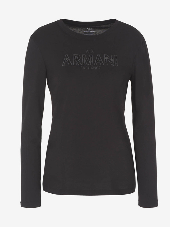 Armani Exchange Koszulka Czarny