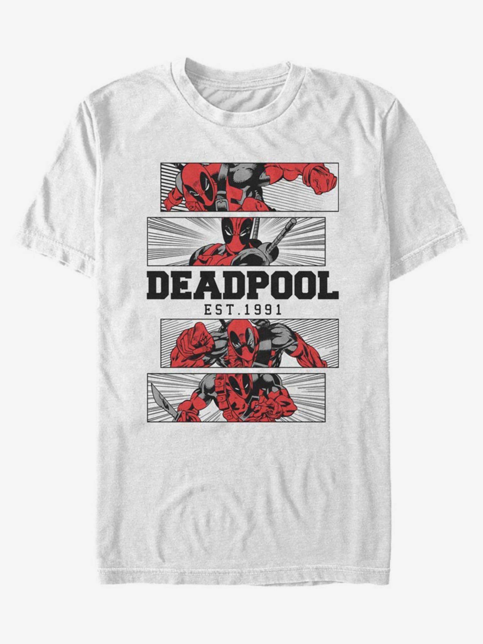 Marvel Deadpool 4 Panel 2 Tone Triko ZOOT.Fan
