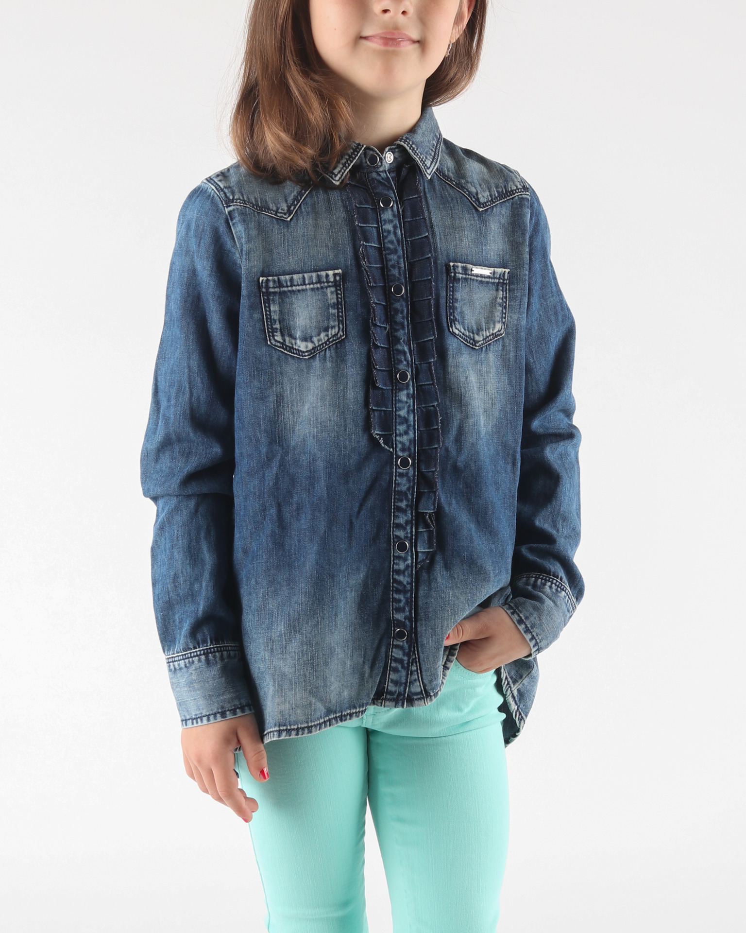 Cosima Košile dětská Diesel | Modrá | Dívčí | 8 let