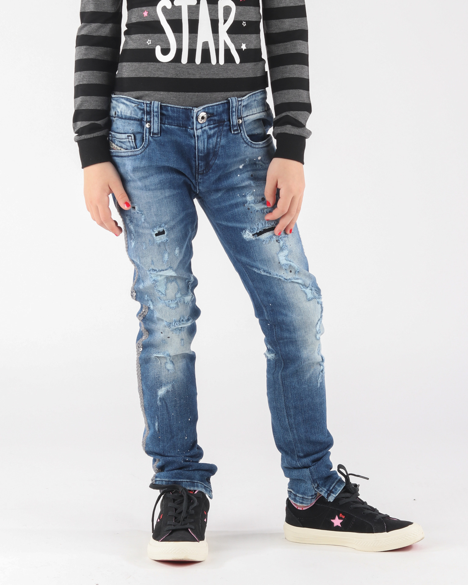 Grupeen Jeans dětské Diesel | Modrá | Dívčí | 16 let