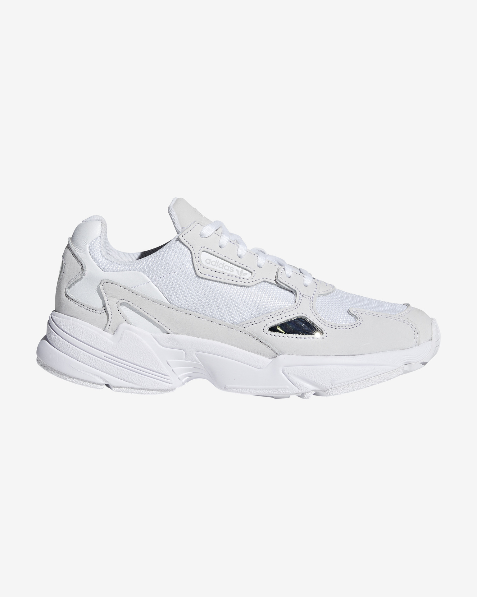 adidas Originals White And Navy Falcon Trainers | Lyst