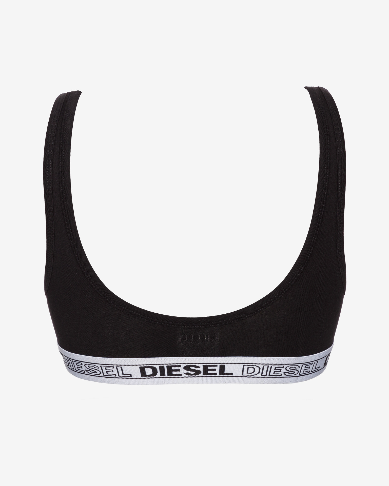 Diesel louisa logo bra co-ord set in black